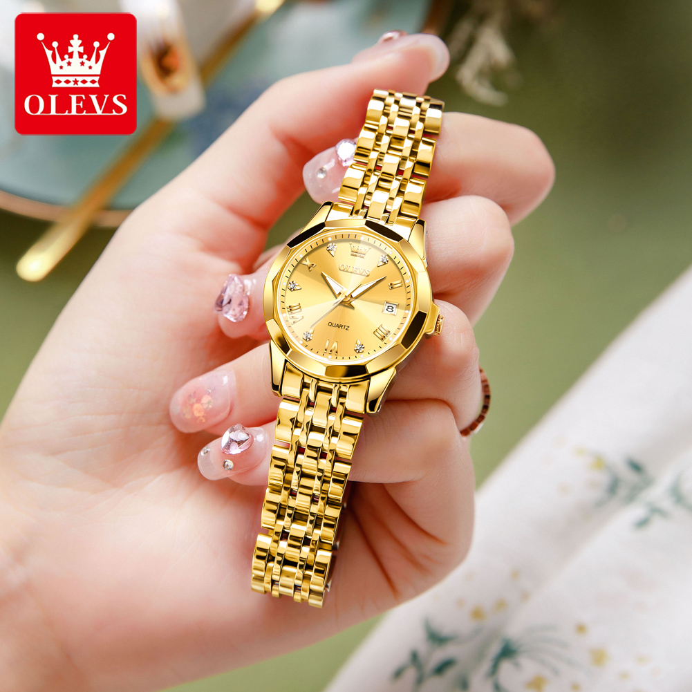 OLEVS Moda Altın İzle Kadınlar - Waterproof Diving Watch incelemesi ve fiyatı