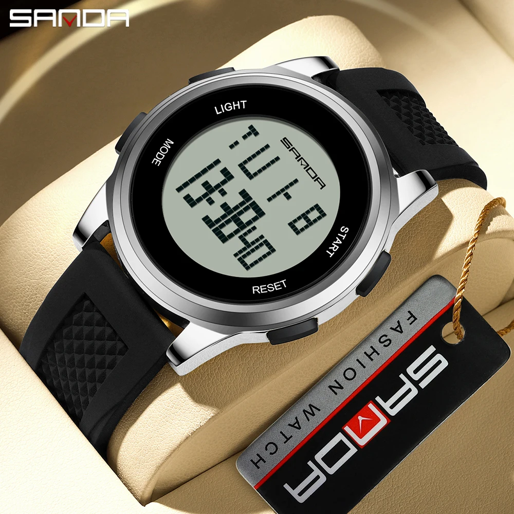 SANDA 9067 dijital saat erkekl - Smartwatch Army Watches For Men incelemesi ve fiyatı