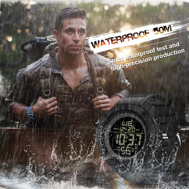 Kuzey kenar erkek dijital saat - Smartwatch Army Watches For Men incelemesi ve fiyatı