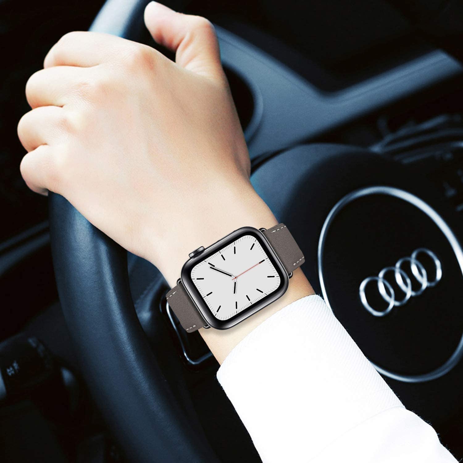 Apple saat kayışı için deri ba - Smartwatch Apple Watches For Men incelemesi ve fiyatı