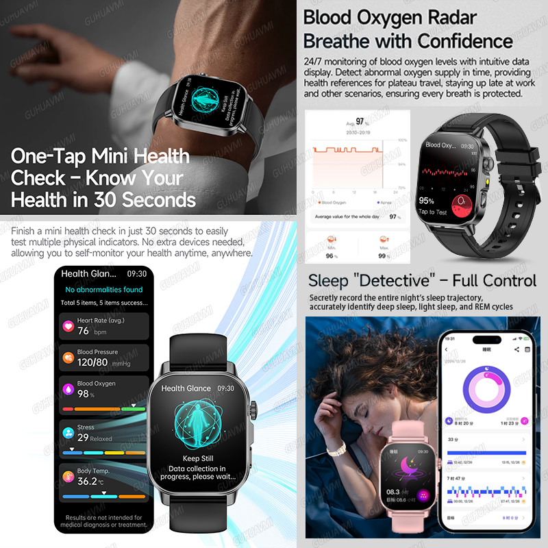 2026 Yeni Sağlık Akıllı Saati  - Smartwatch Professional Watches For Men incelemesi ve fiyatı