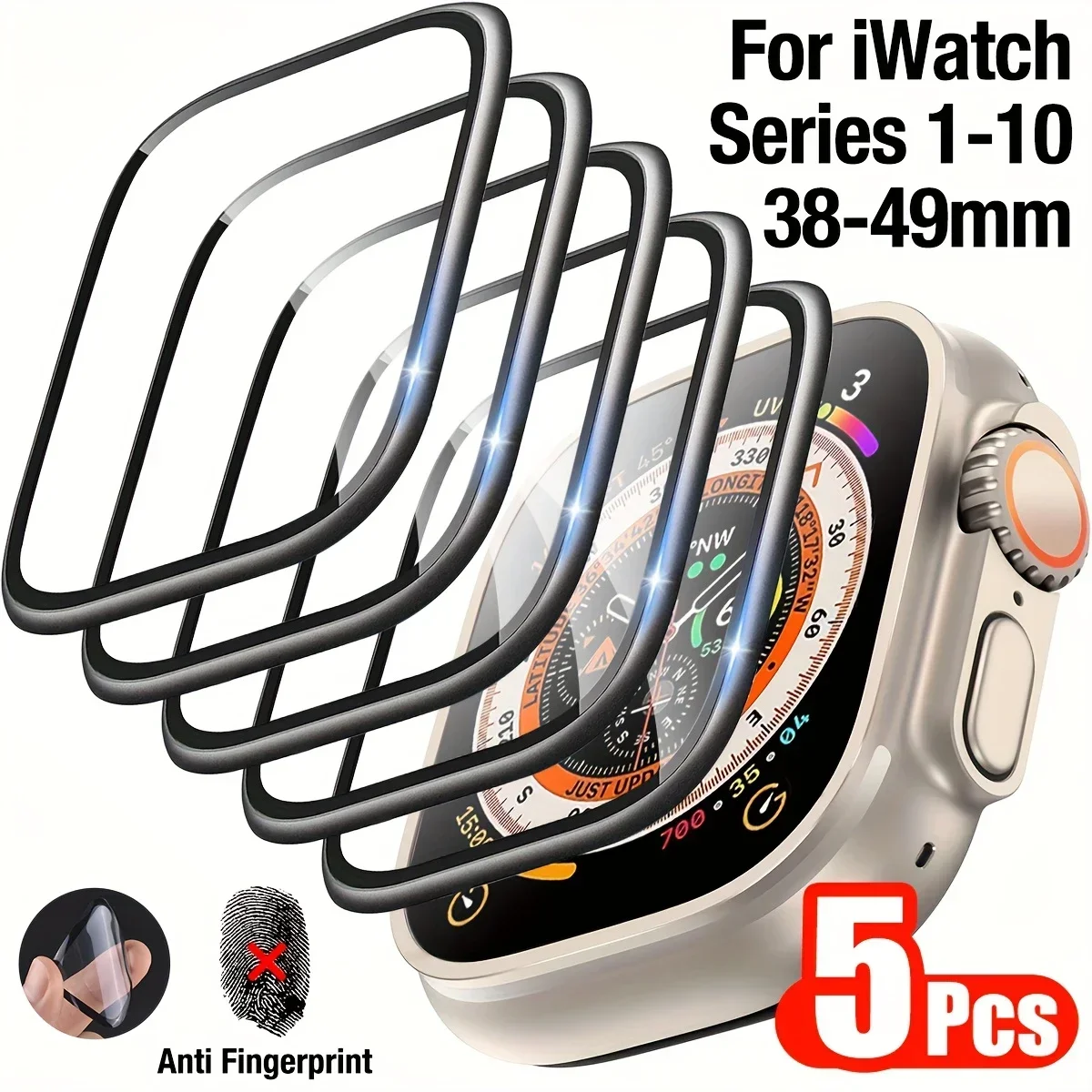 1-5 adet çizilmez Film Apple W - Iwatch Smartwatch incelemesi ve fiyatı