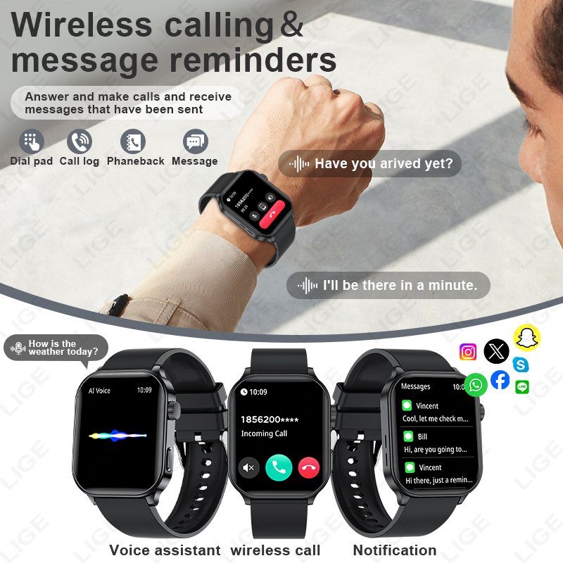 LIGE Orijinal Marka akıllı saa - Smartwatch Watches For Women Brands incelemesi ve fiyatı