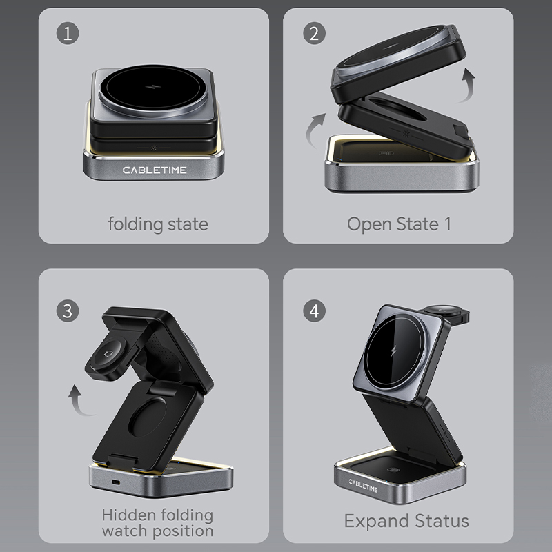 CABLETIME Katlanabilir Manyeti - Iwatch Smartwatch incelemesi ve fiyatı